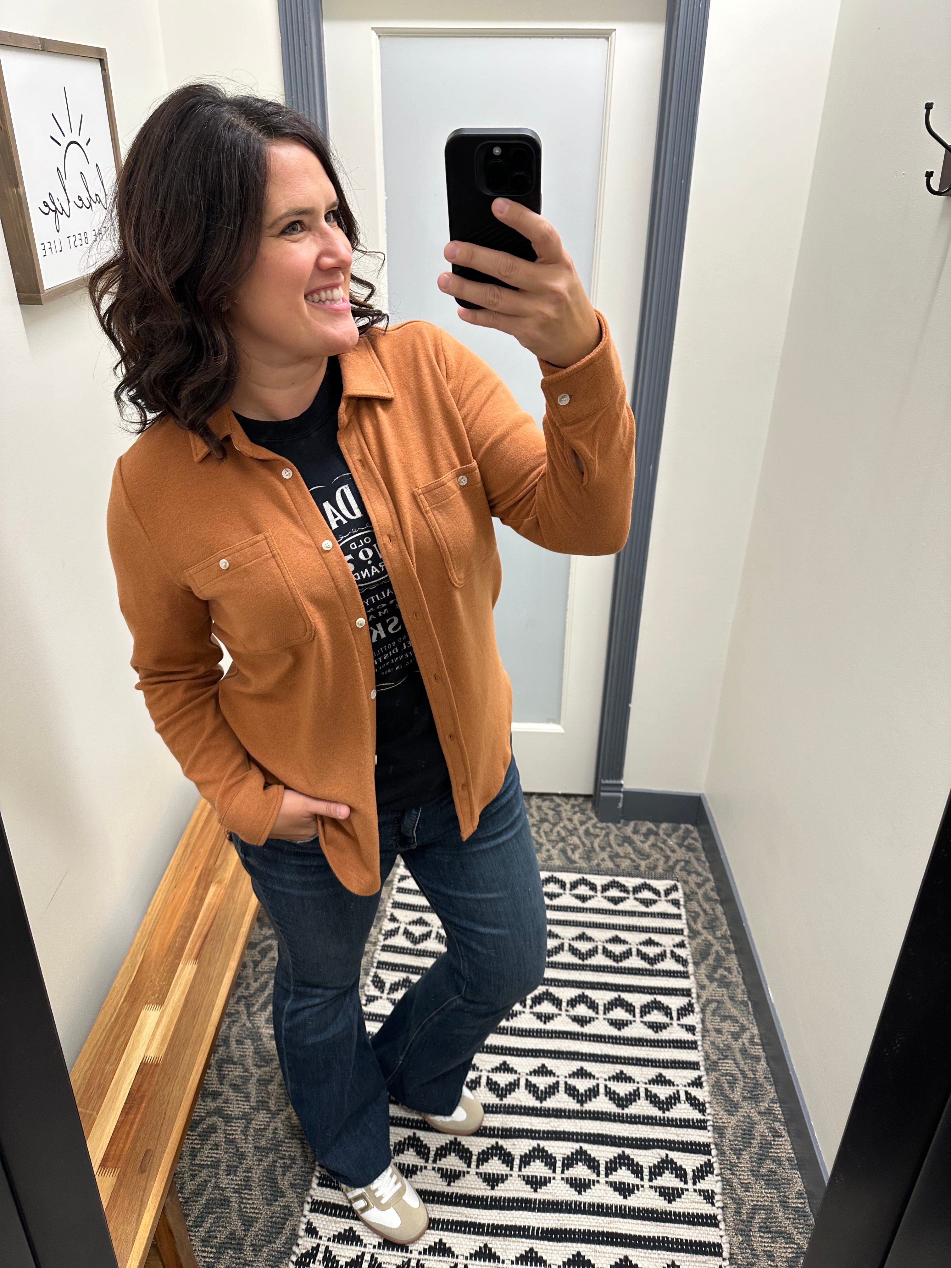 Pecan Heather Lewis Tops - Button Ups THREAD & SUPPLY