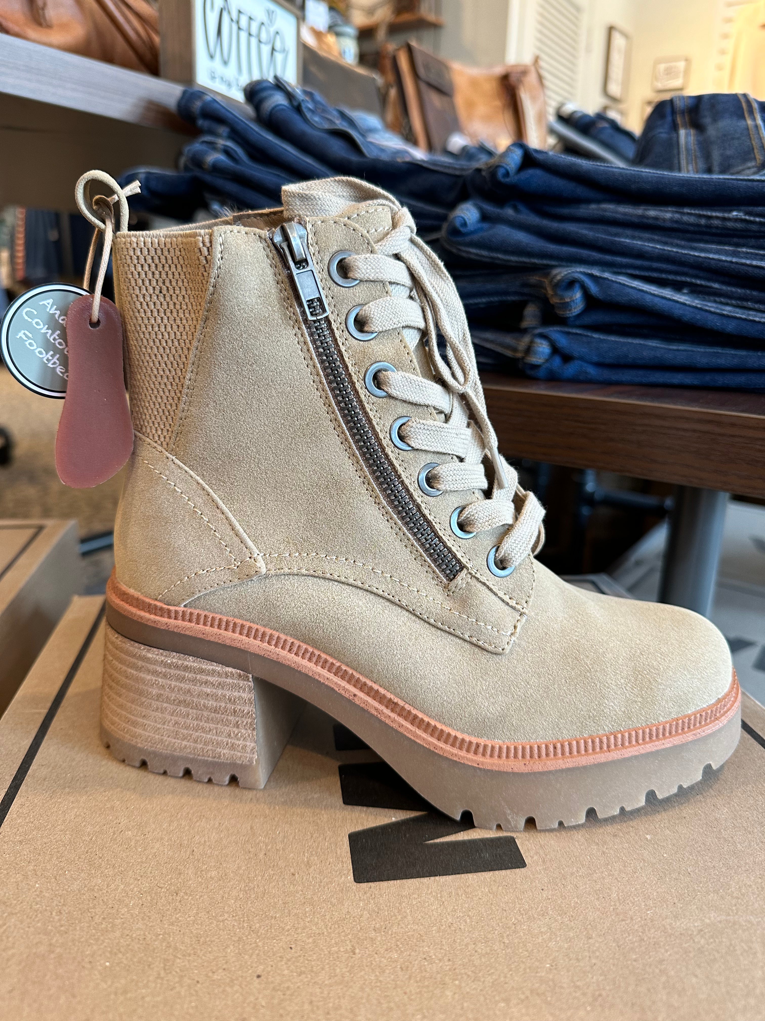 Idalia Lace up Lug Bootie (MIA) Shoes- Boots & Booties MIA