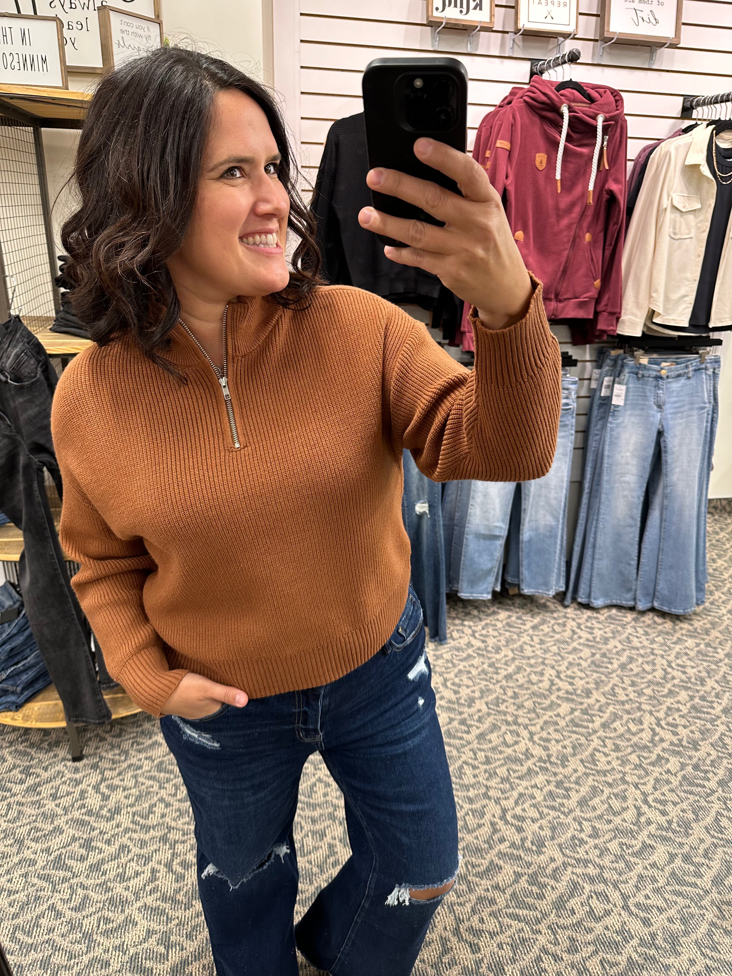 Ginger Spice Russell Pullover Top - Sweater THREAD & SUPPLY