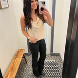 Ana HR FA Flare (Black- coated) KUT jeans KUT FROM THE KLOTH