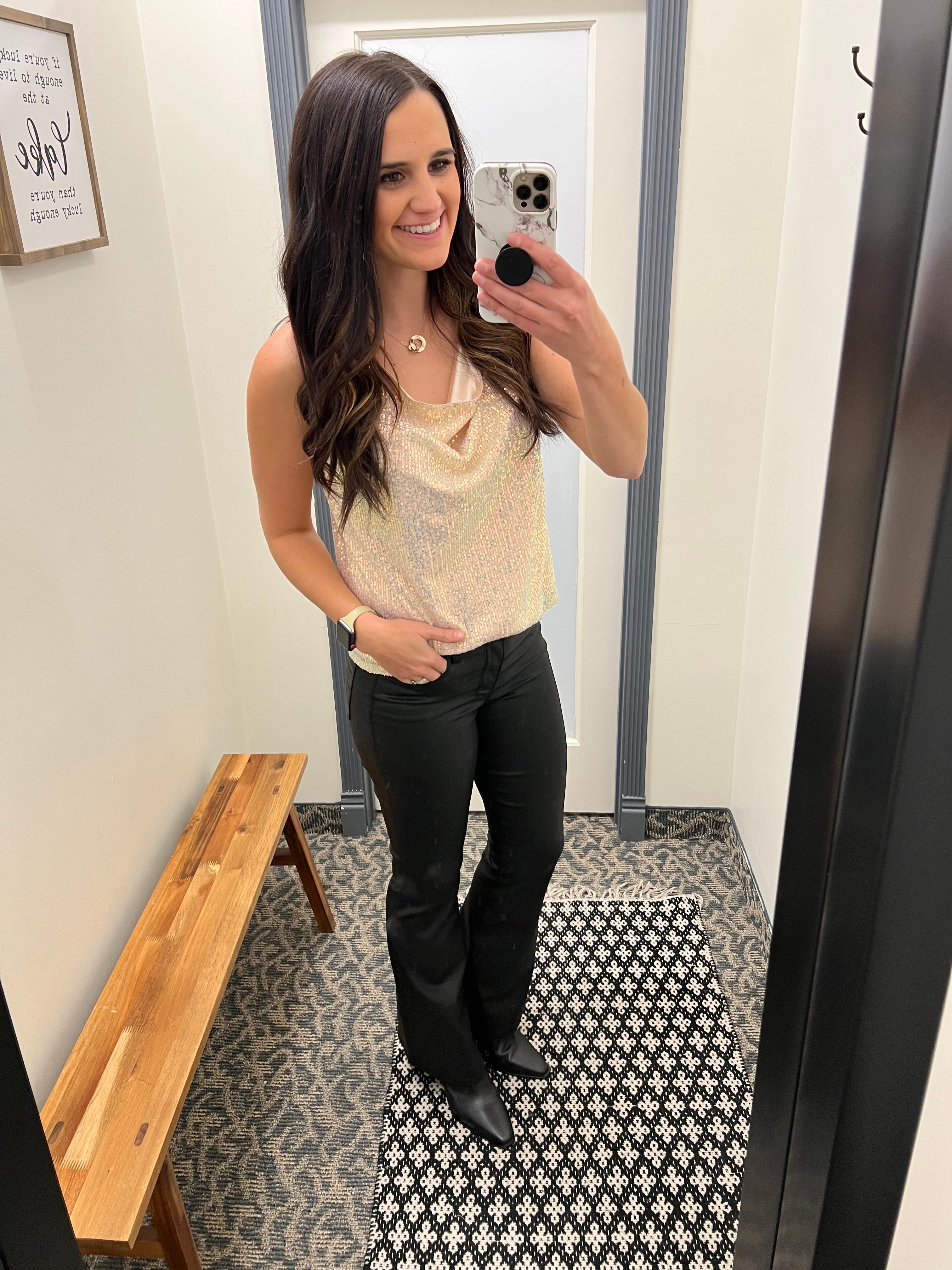 Ana HR FA Flare (Black- coated) KUT jeans KUT FROM THE KLOTH