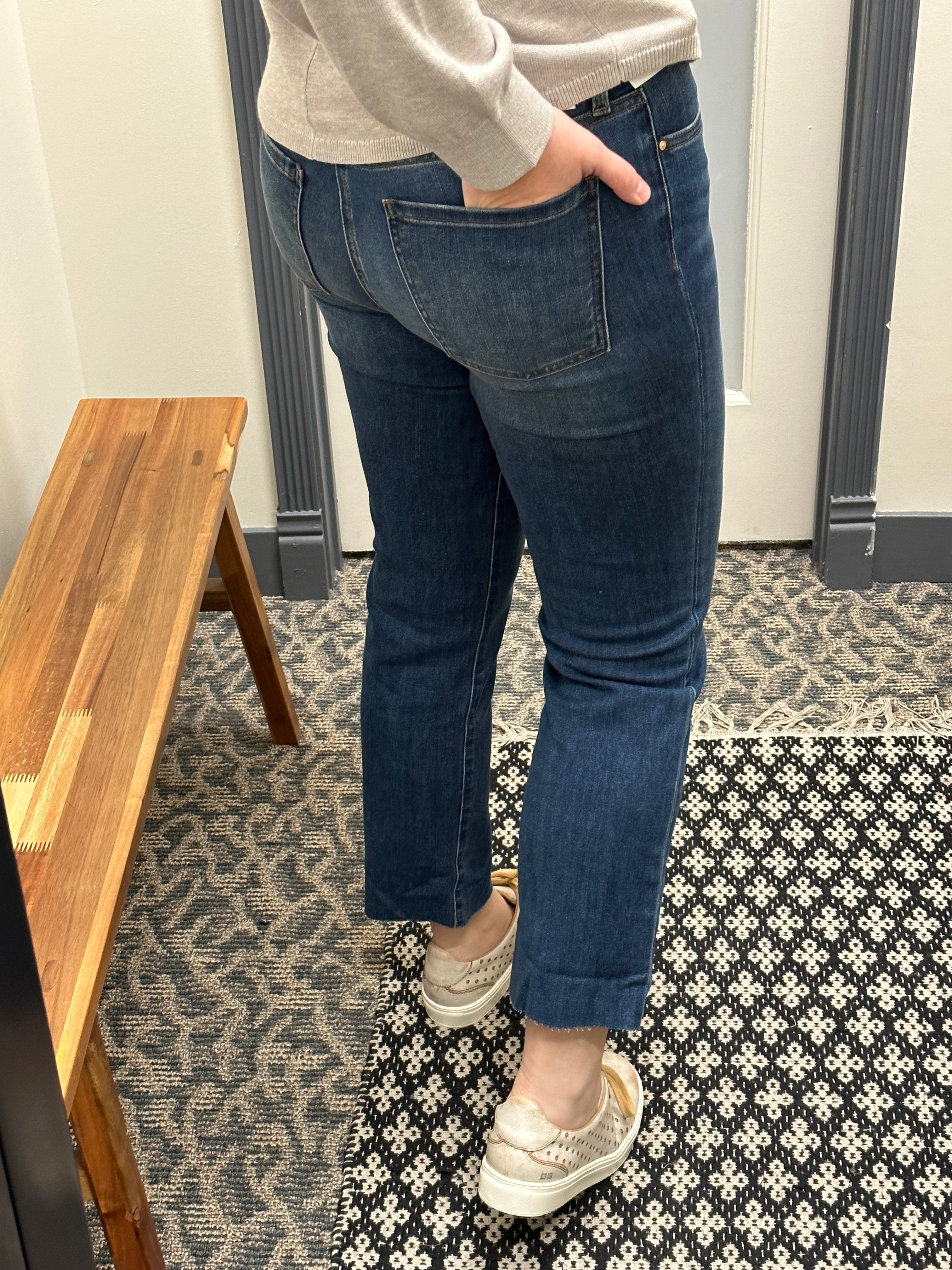 Reese High Rise Fab Ab Ankle Straight (KUT) jeans KUT FROM THE KLOTH