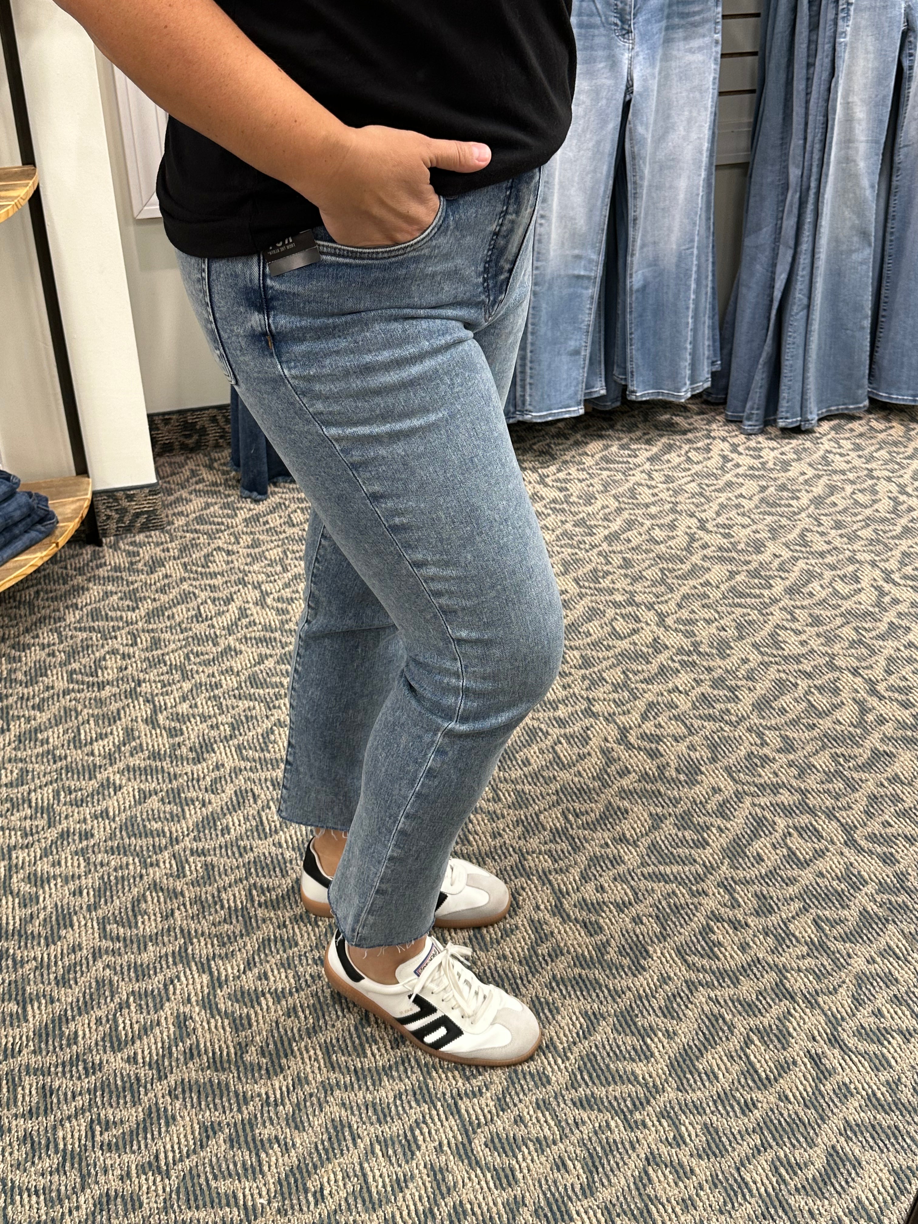 Reese High Rise Ankle Straight Incredible (Kut) Bottom- Pants KUT FROM THE KLOTH