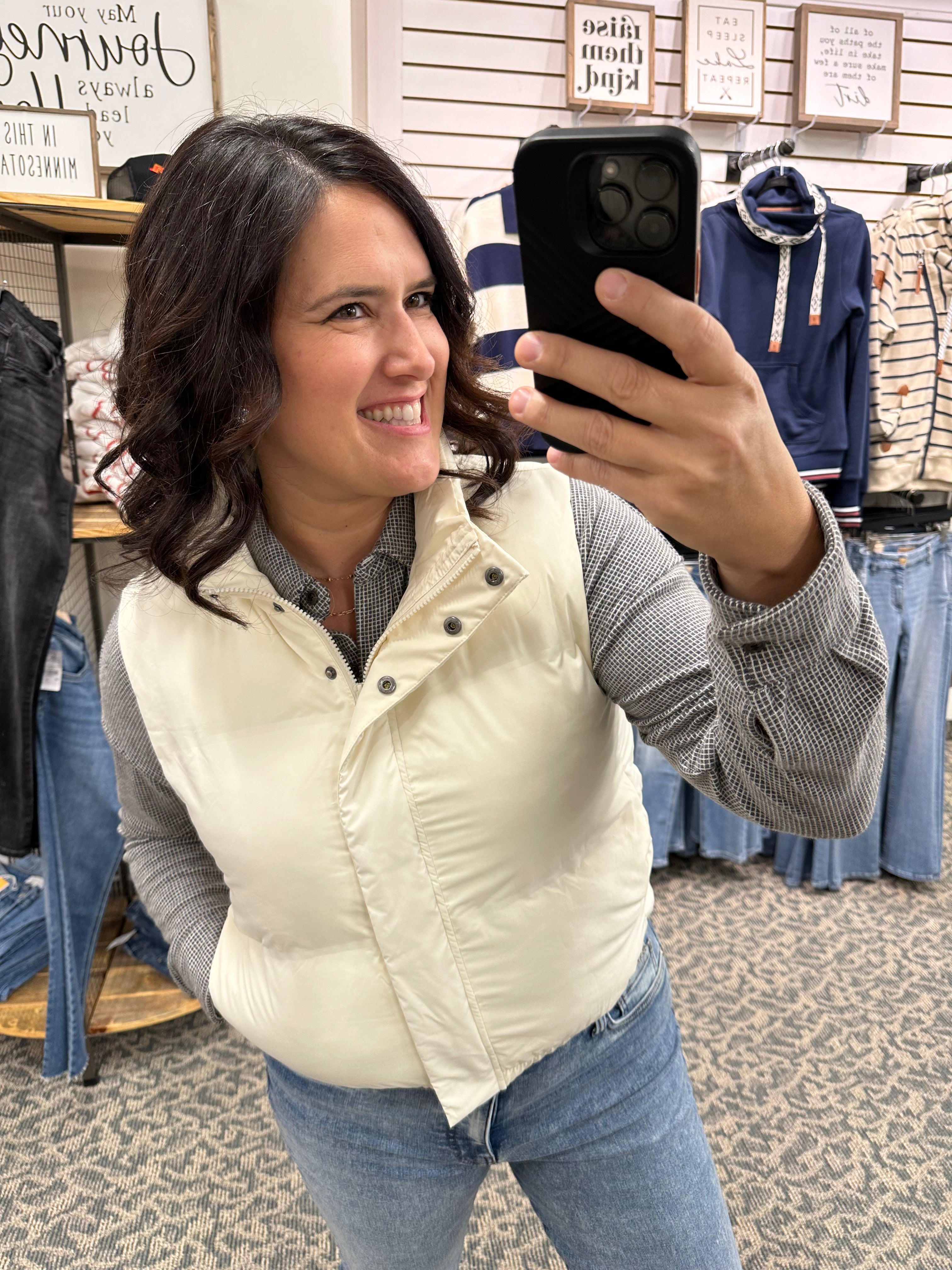Cappucino Aspen Vest Outerwear - Vest THREAD & SUPPLY