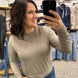 Birch Yoga Crewneck Top Tops- Tees FORNIA APPAREL