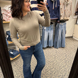Birch Yoga Crewneck Top Tops- Tees FORNIA APPAREL