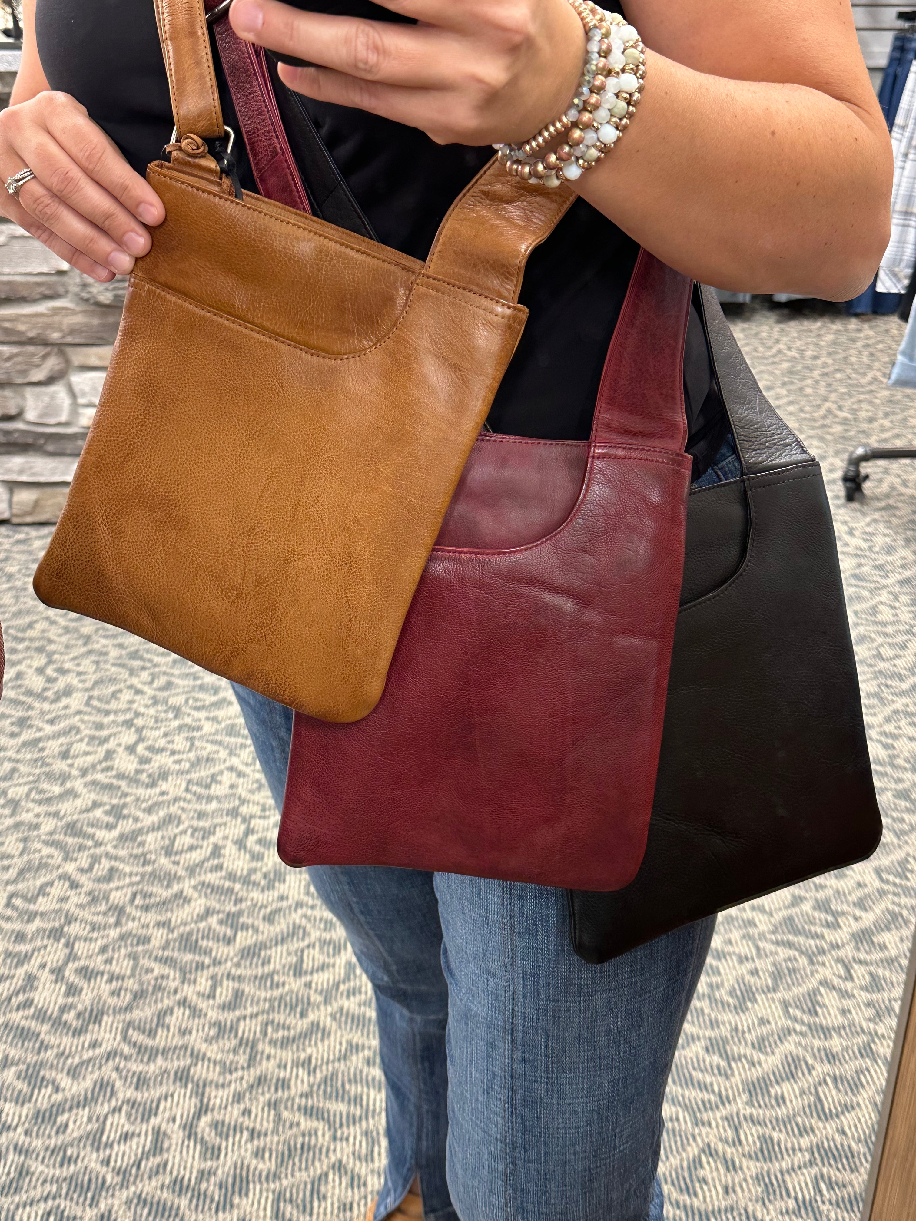 Athena Leather Crossbody Bag Bags- Purses LATICO LEATHER