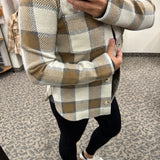 Cream Gray Bronze Leah Coat Outerwear- Jackets THREAD & SUPPLY