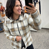 Cream Gray Bronze Leah Coat Outerwear- Jackets THREAD & SUPPLY
