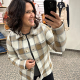 Cream Gray Bronze Leah Coat Outerwear- Jackets THREAD & SUPPLY