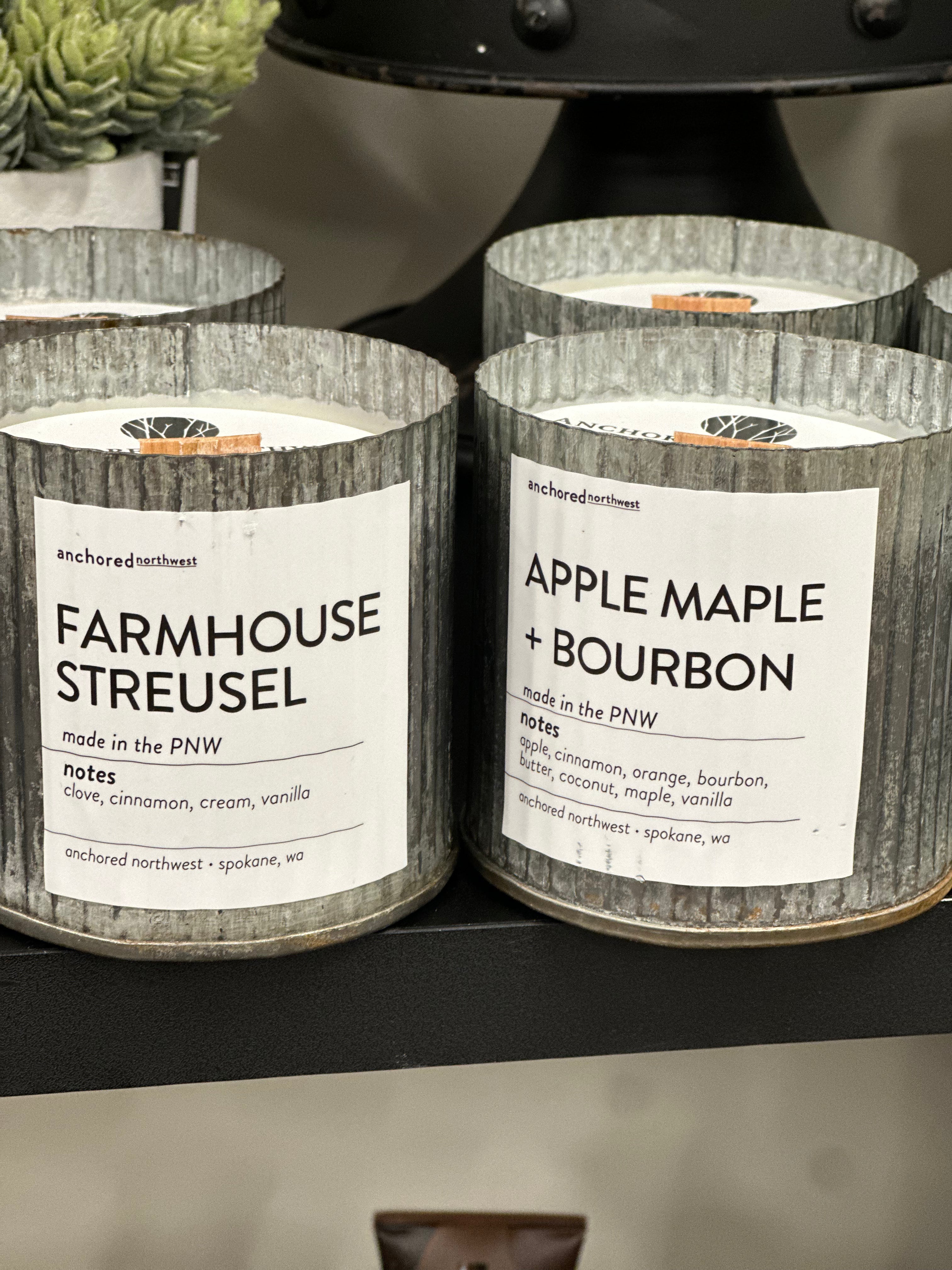 Anchored Northwest Wood Wick Candle 10oz. Home - Fragrance - Candles ANCHORED NORTHWEST