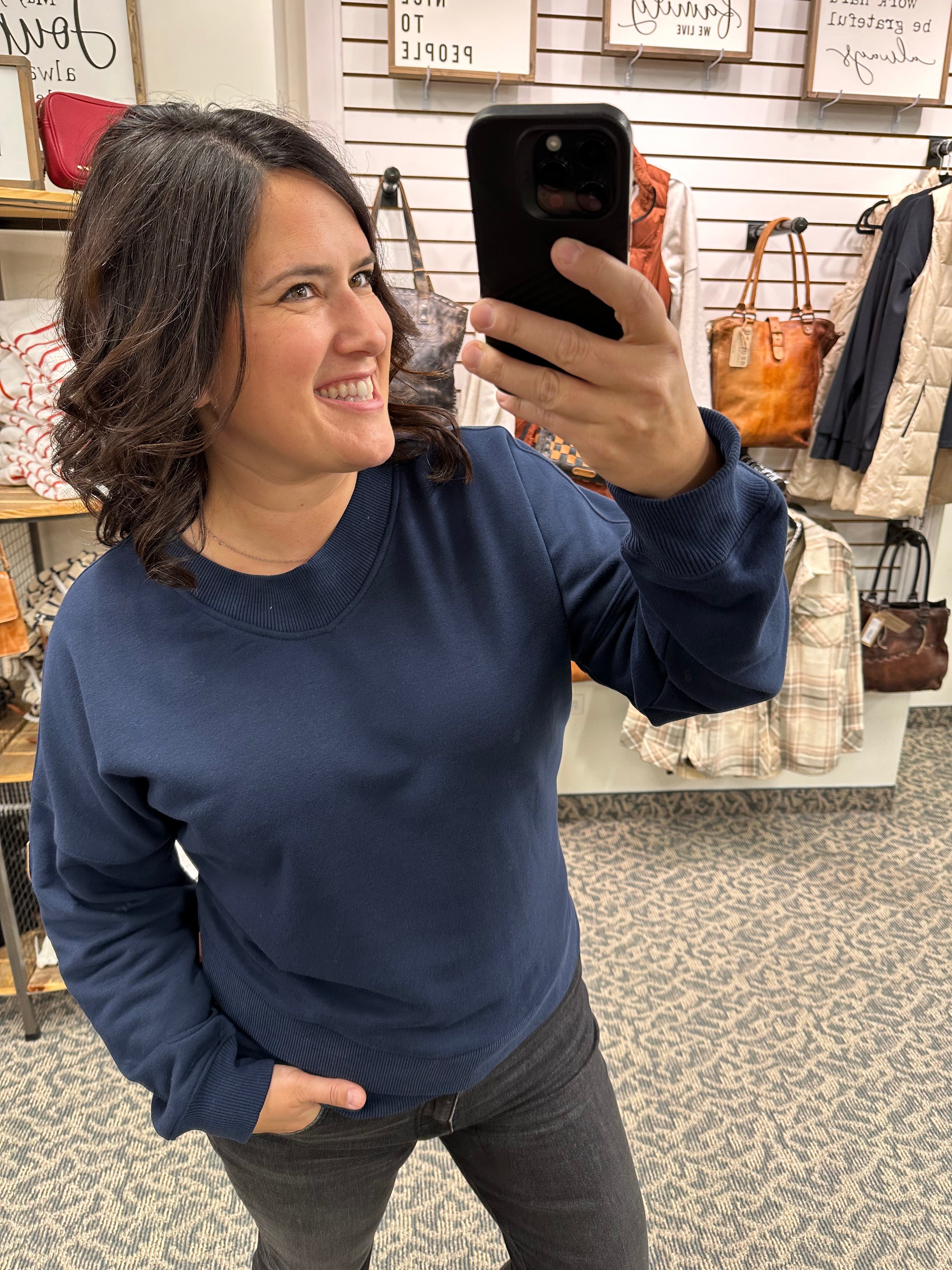 Oxford Blue Winnie (Wanakome) Tops- Sweatshirt WANAKOME