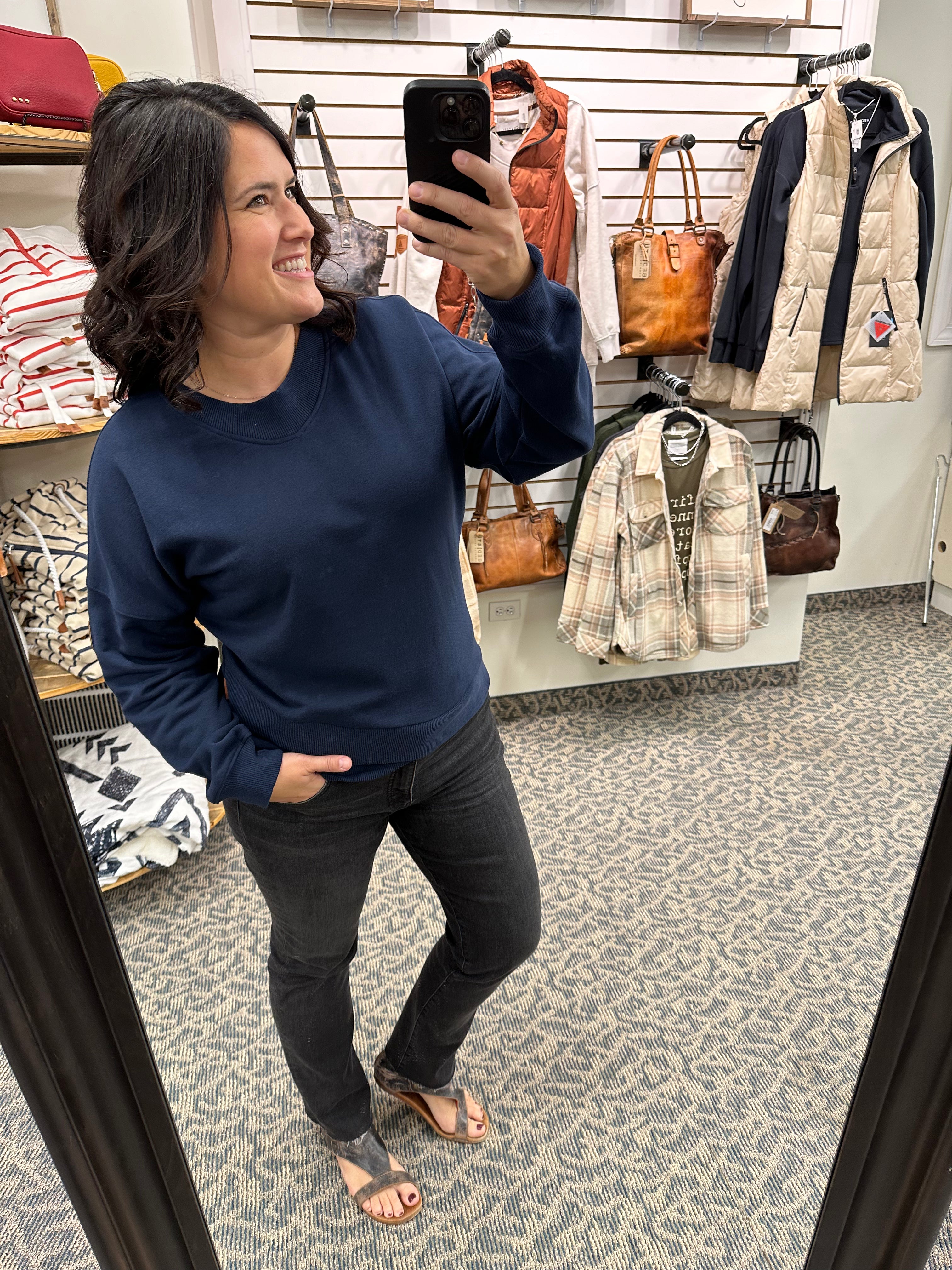 Oxford Blue Winnie (Wanakome) Tops- Sweatshirt WANAKOME