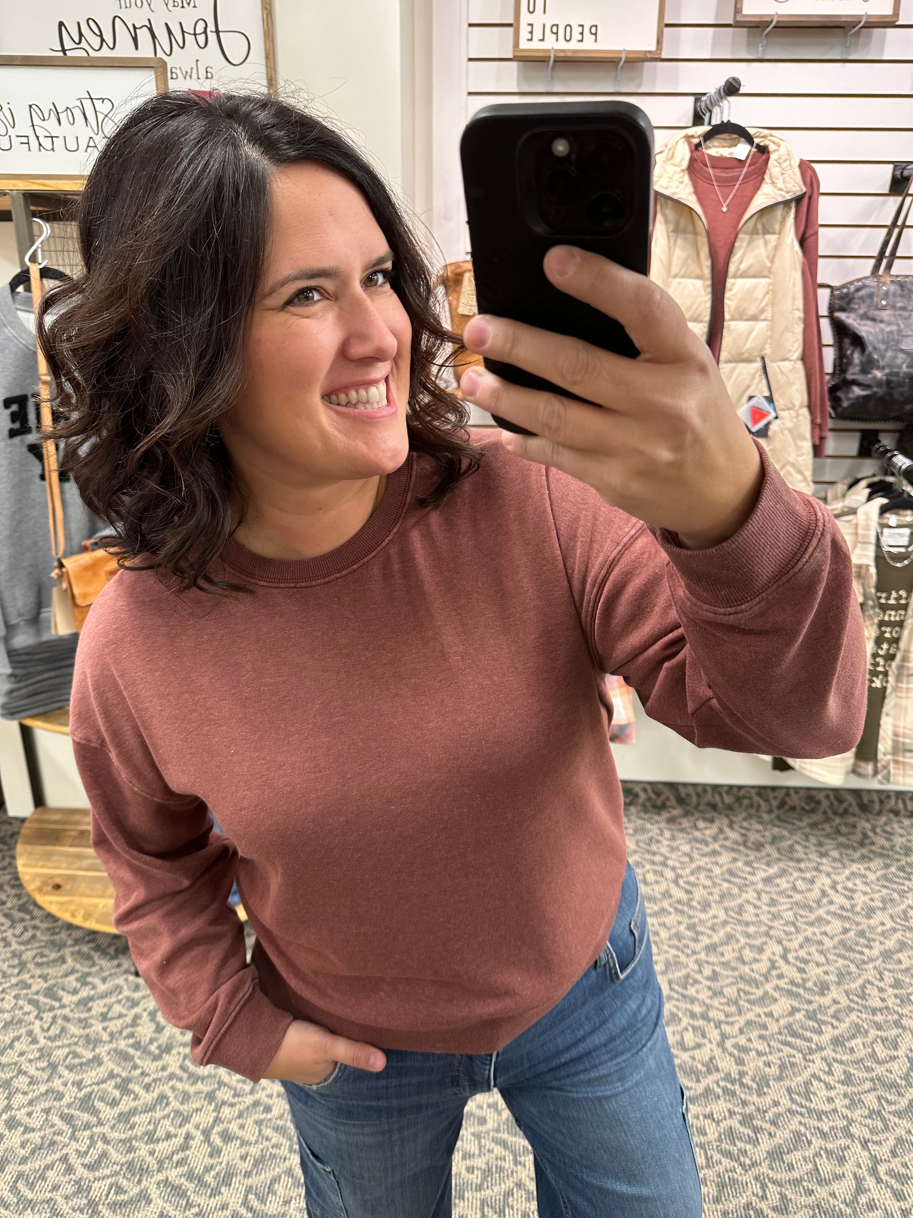 Sable Downy Top Top - Sweatshirt THREAD & SUPPLY