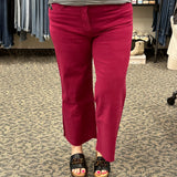 Dragon Fruit Meg Wide Leg Pants (KUT) jeans KUT FROM THE KLOTH