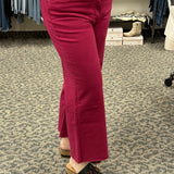 Dragon Fruit Meg Wide Leg Pants (KUT) jeans KUT FROM THE KLOTH