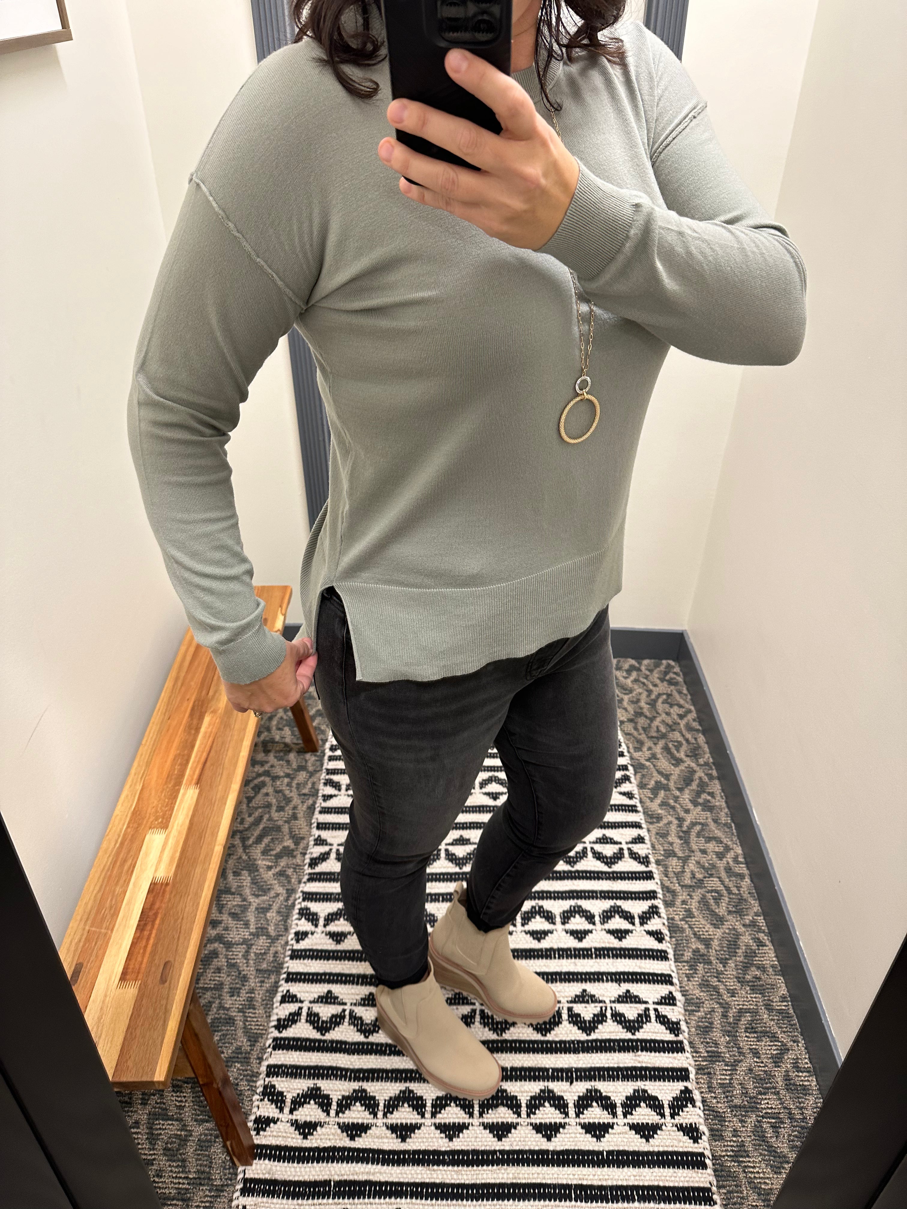 Sage Sweater Top Top - Sweater BE COOL