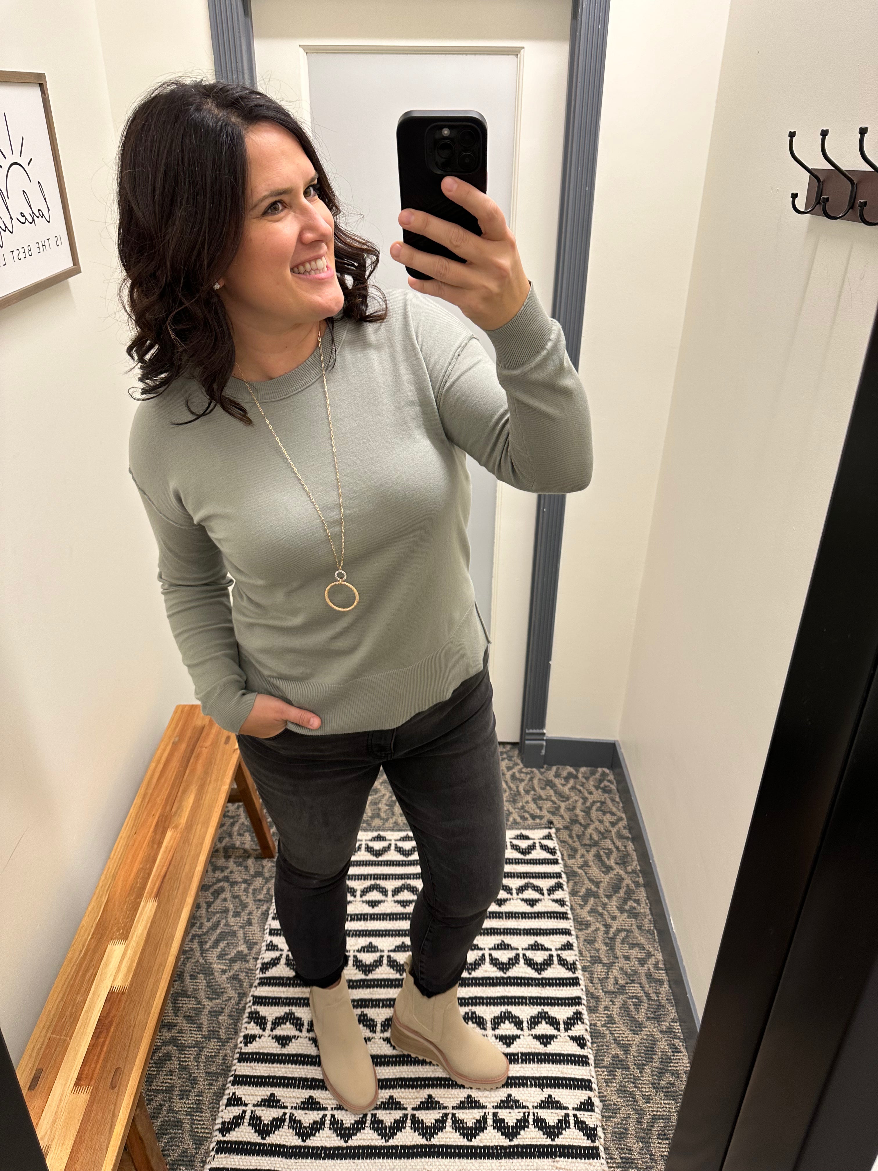 Sage Sweater Top Top - Sweater BE COOL