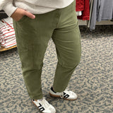 Olive Kiera Barrel Leg Jeans (Kut) Bottom- Pants KUT FROM THE KLOTH
