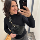 Westlyn Woven Bag (6 colors) Bags- Purses PRETTY SIMPLE WHOLESALE Black