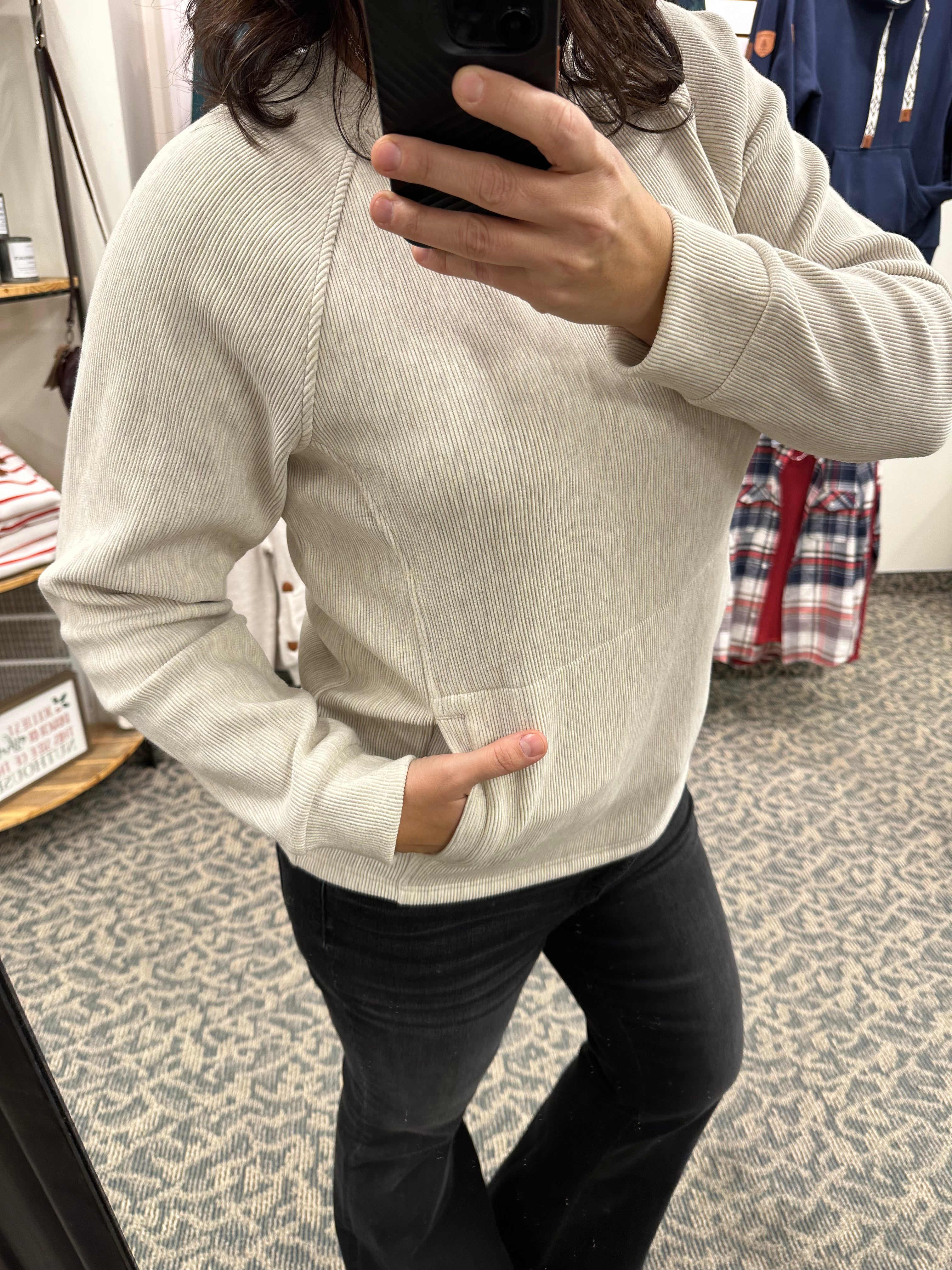 Oatmeal Heather Maxine Top Tops- Sweatshirt THREAD & SUPPLY