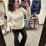 Oatmeal Heather Maxine Top Tops- Sweatshirt THREAD & SUPPLY