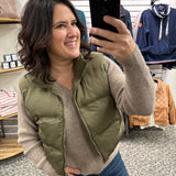 Olive Issey Vest Outerwear - Vest THREAD & SUPPLY