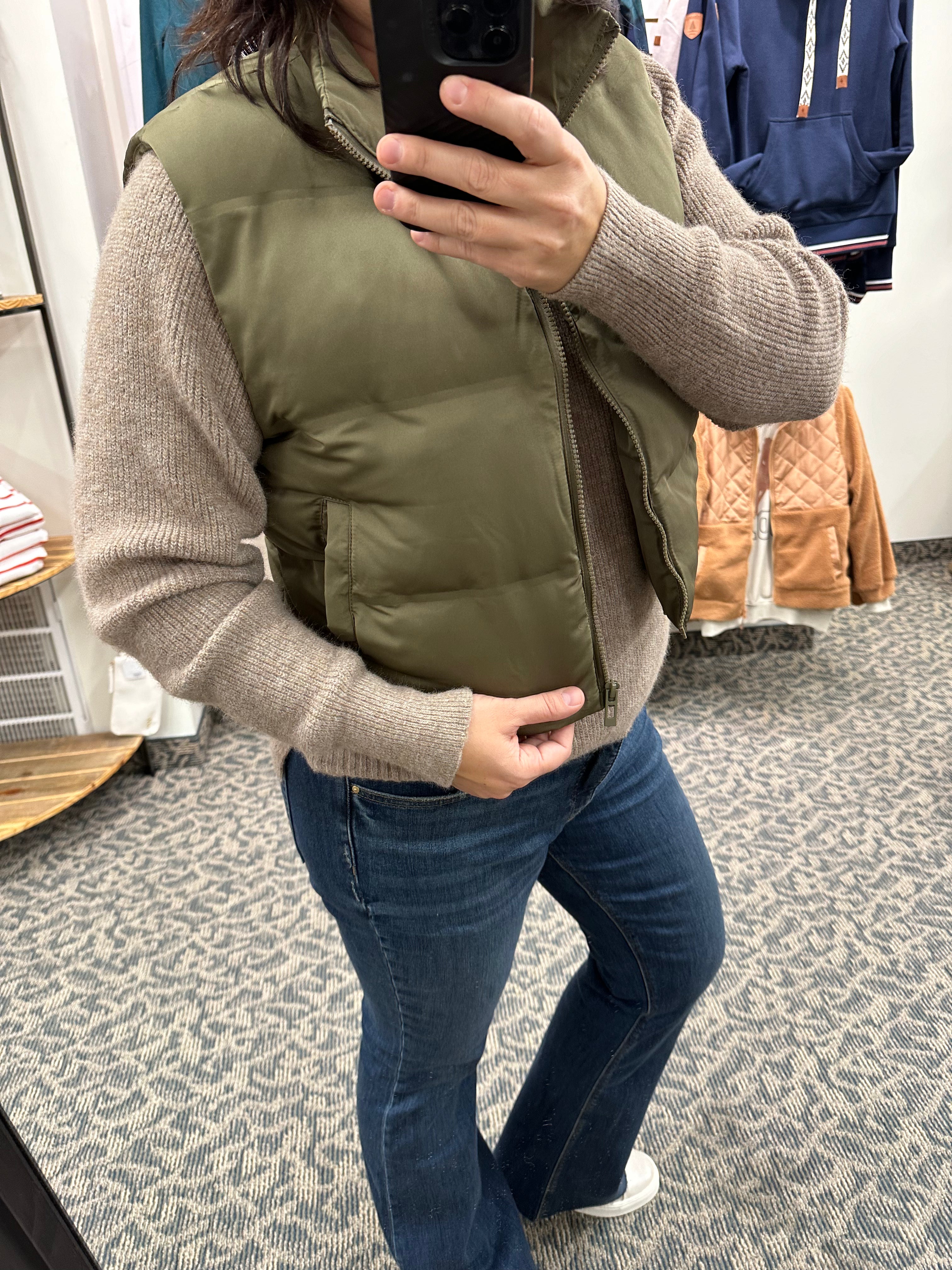 Olive Issey Vest Outerwear - Vest THREAD & SUPPLY