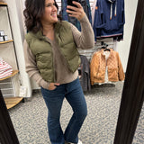 Olive Issey Vest Outerwear - Vest THREAD & SUPPLY