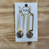 Long Black Gold Multi Earrings Jewelry - Earrings ARTIFACTS JESSICA LYNCH