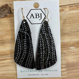 Black Gold Shimmer Earrings Jewelry - Earrings ARTIFACTS JESSICA LYNCH