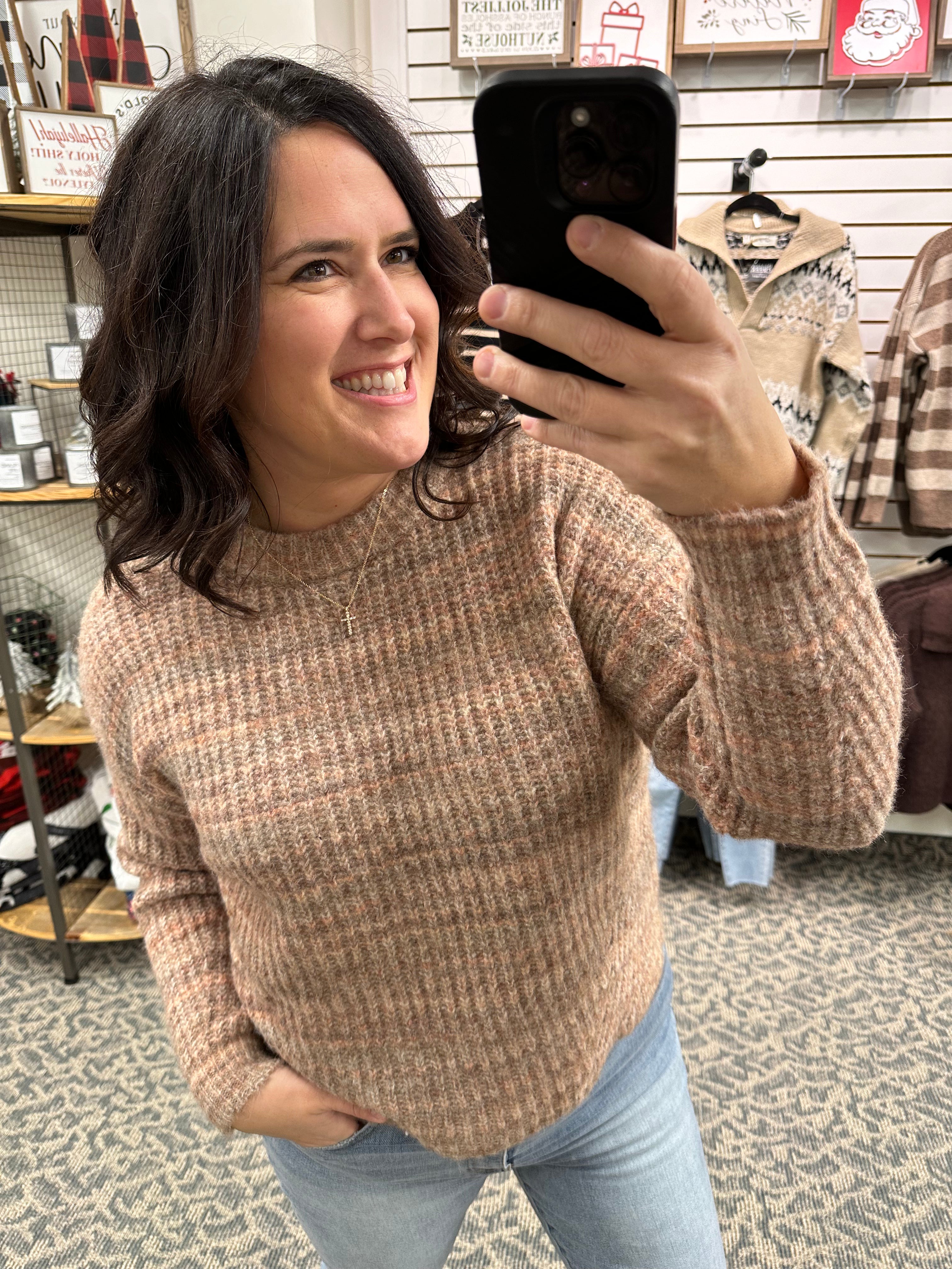 Syla Crew Neck Sweater Top - Sweater RD International