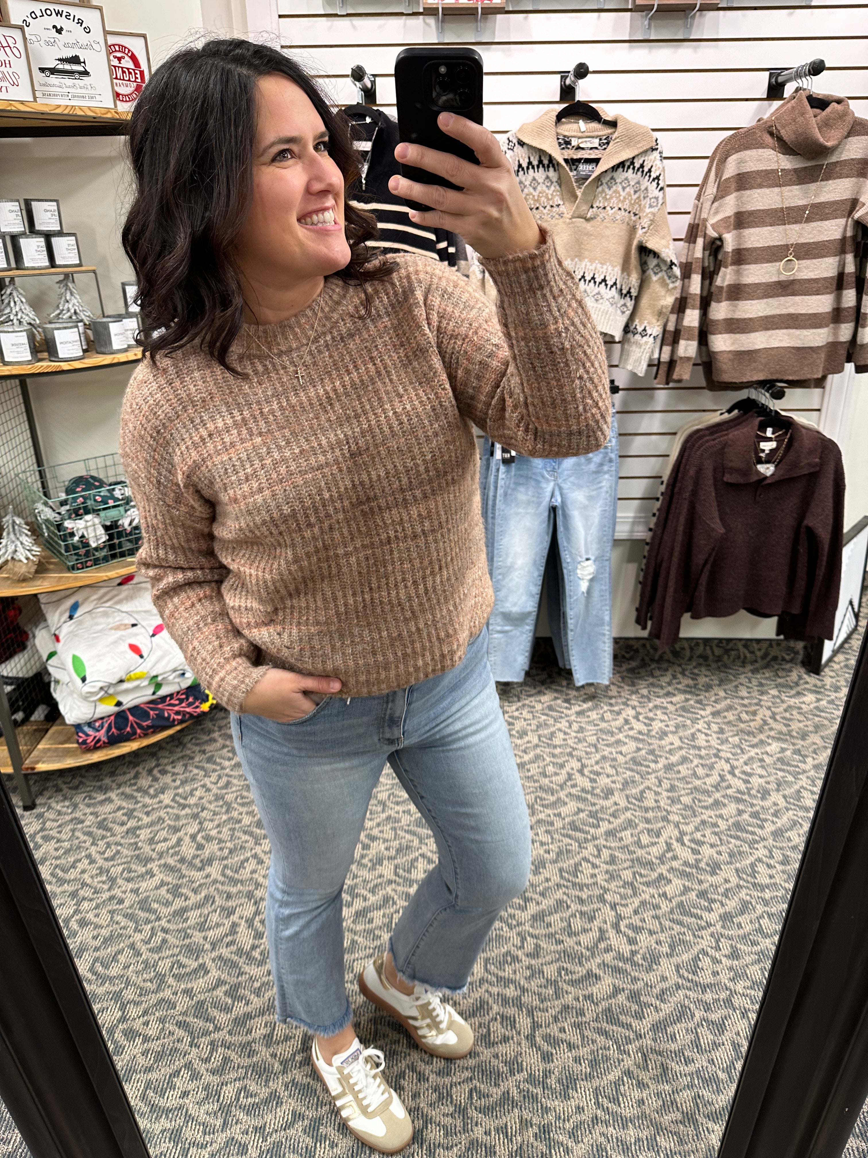 Syla Crew Neck Sweater Top - Sweater RD International