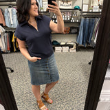 Rose Denim Skirt (KUT) Bottom- Skirt KUT FROM THE KLOTH