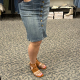 Rose Denim Skirt (KUT) Bottom- Skirt KUT FROM THE KLOTH