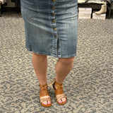 Rose Denim Skirt (KUT) Bottom- Skirt KUT FROM THE KLOTH