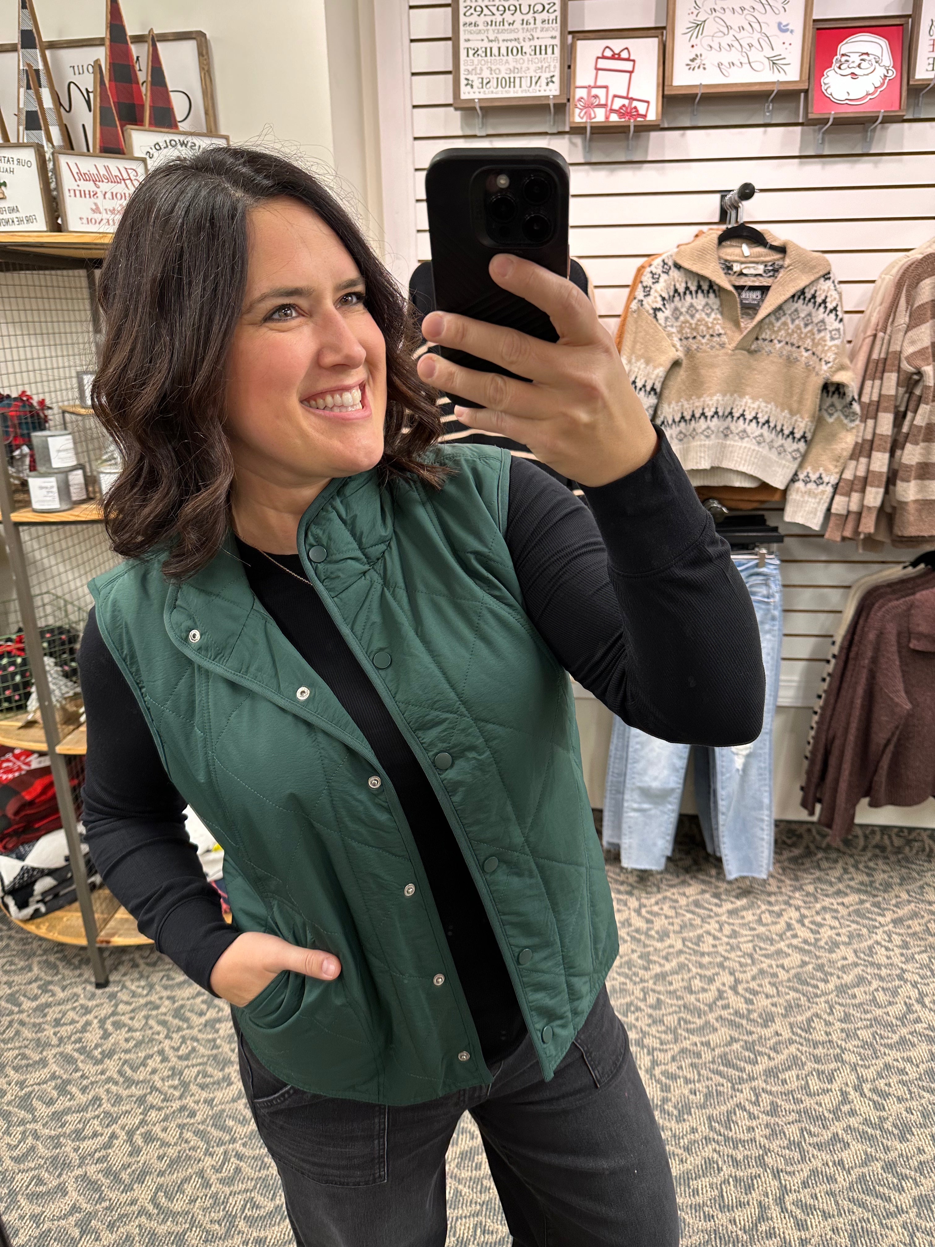 Evergreen Thin Padded Vest Outerwear - Vest STACCATO
