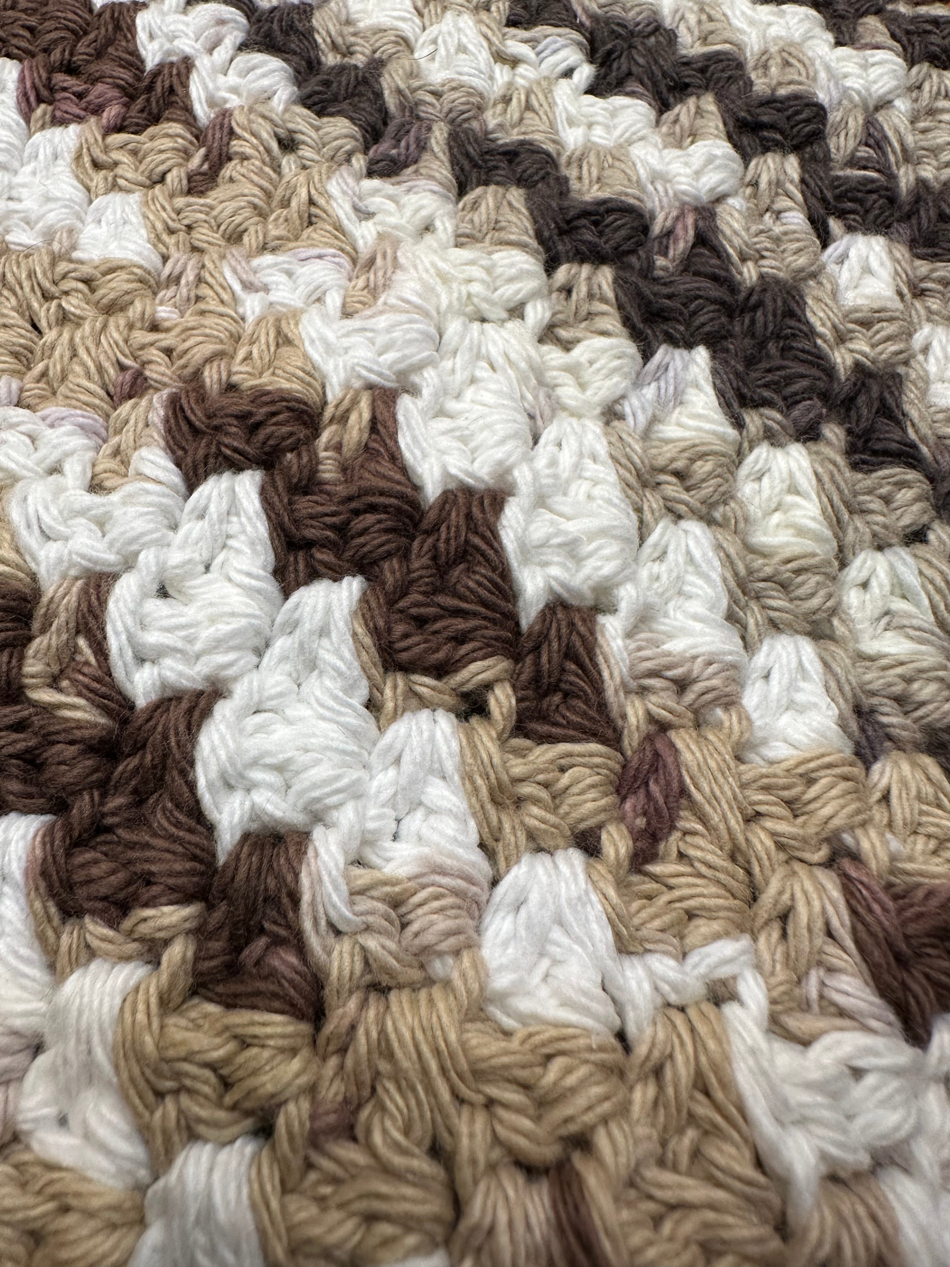 Crochet Dish Rags Bluff Creek Boutique Mixed brown