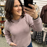 Purple Dove Maxine Top Tops- Sweatshirt THREAD & SUPPLY