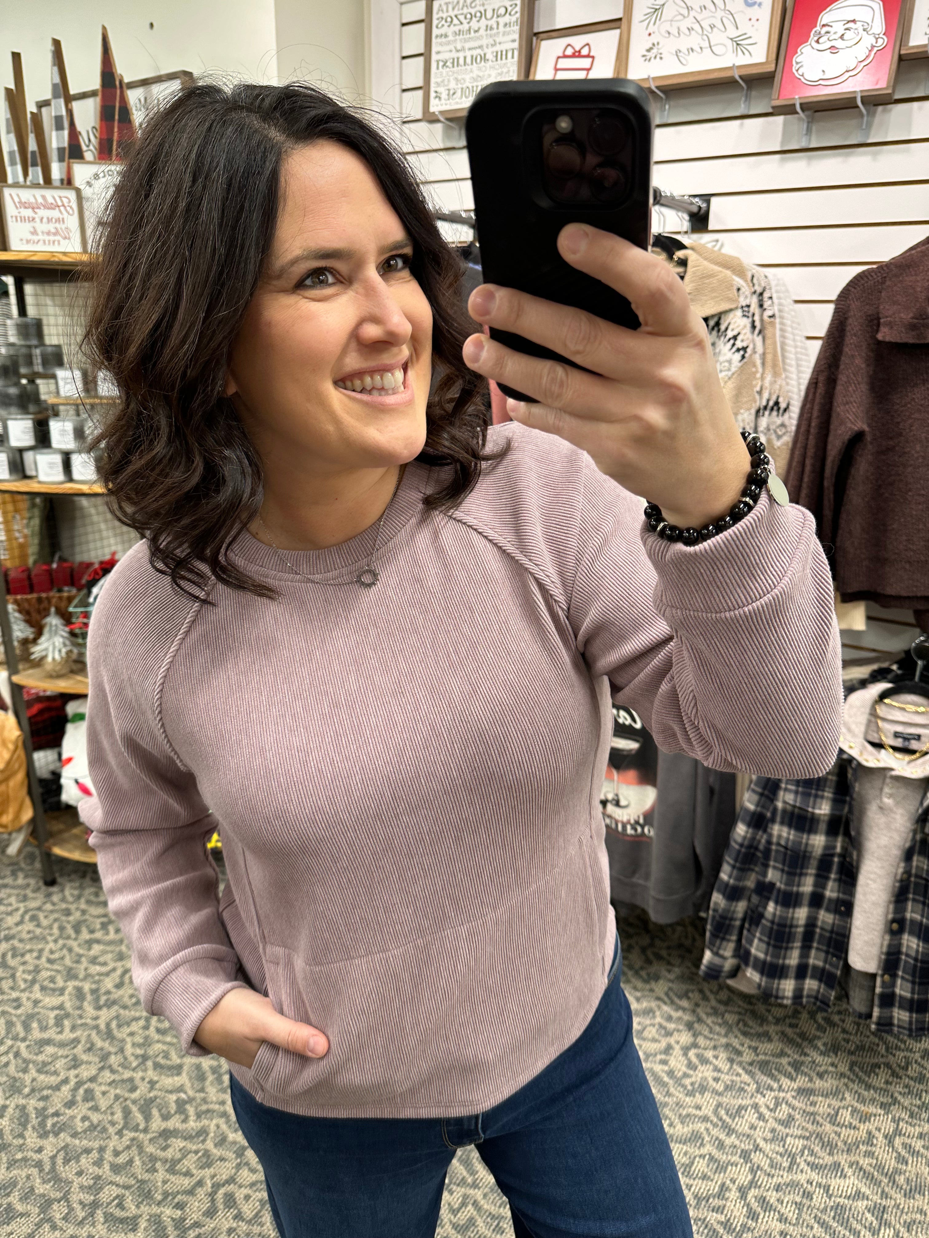 Purple Dove Maxine Top Tops- Sweatshirt THREAD & SUPPLY