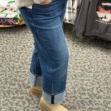 Sienna Alert HR Wide Leg Cuff Jeans (Kut) Bottom- Pants KUT FROM THE KLOTH