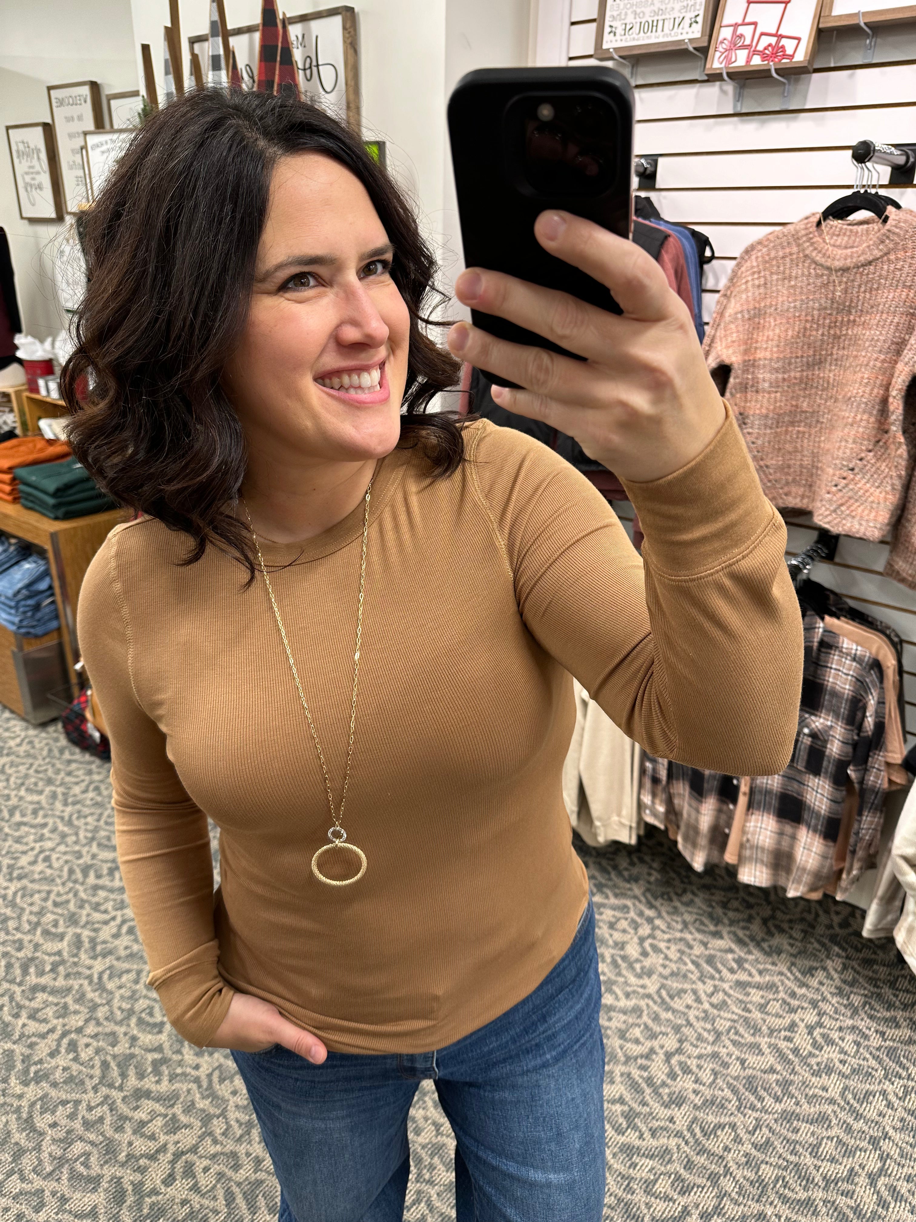 Toasted Coconut Stacy Top Tops- Tees THREAD & SUPPLY