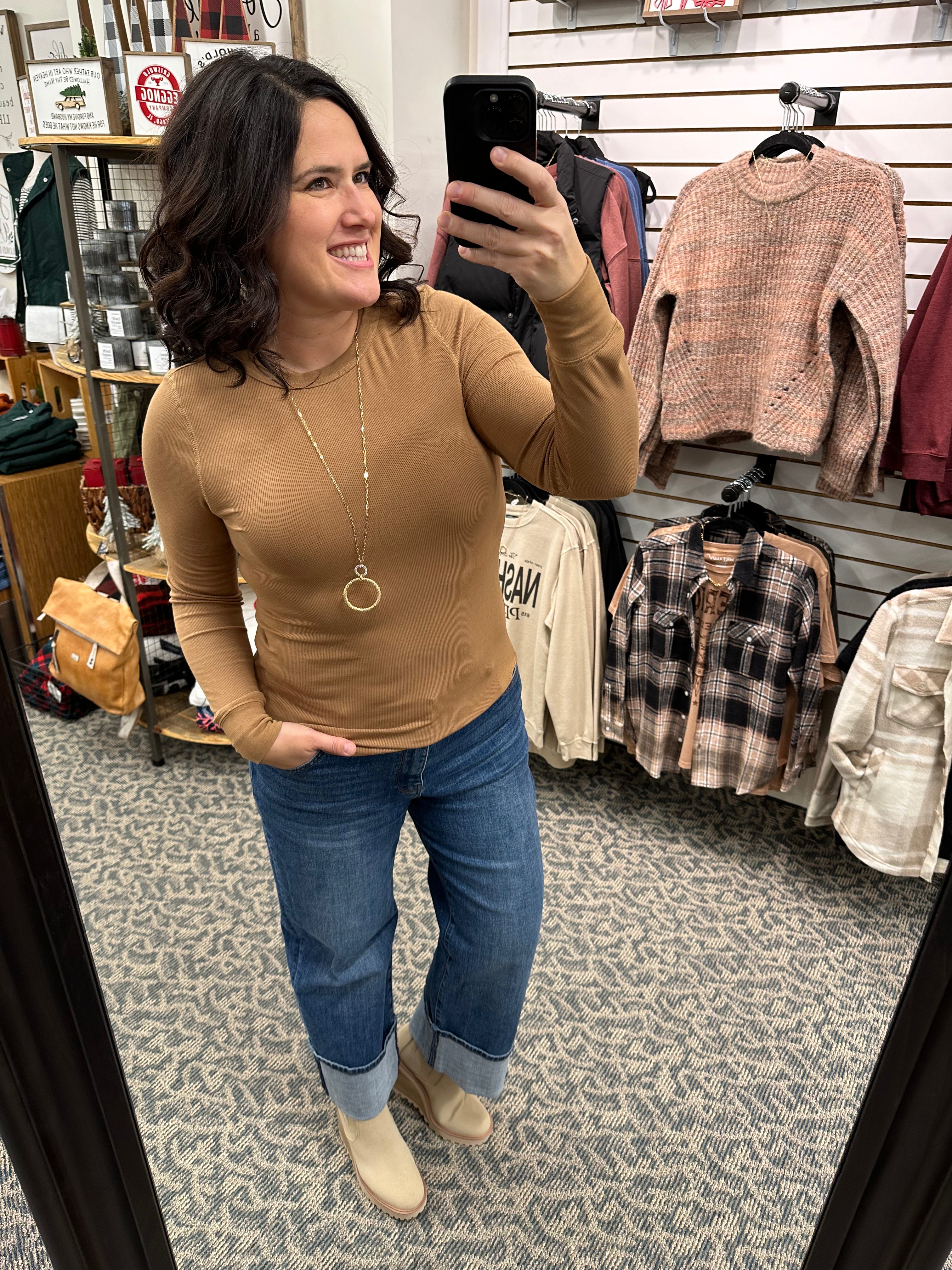 Toasted Coconut Stacy Top Tops- Tees THREAD & SUPPLY