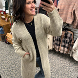 Sand Cardigan Sweater Top - Sweater Mystree