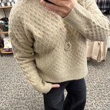 Oatmeal Adah High Neck Sweater Top - Sweater KUT FROM THE KLOTH