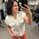 Soft Ivory Sunnie Shirt Tops - Button Ups THREAD & SUPPLY
