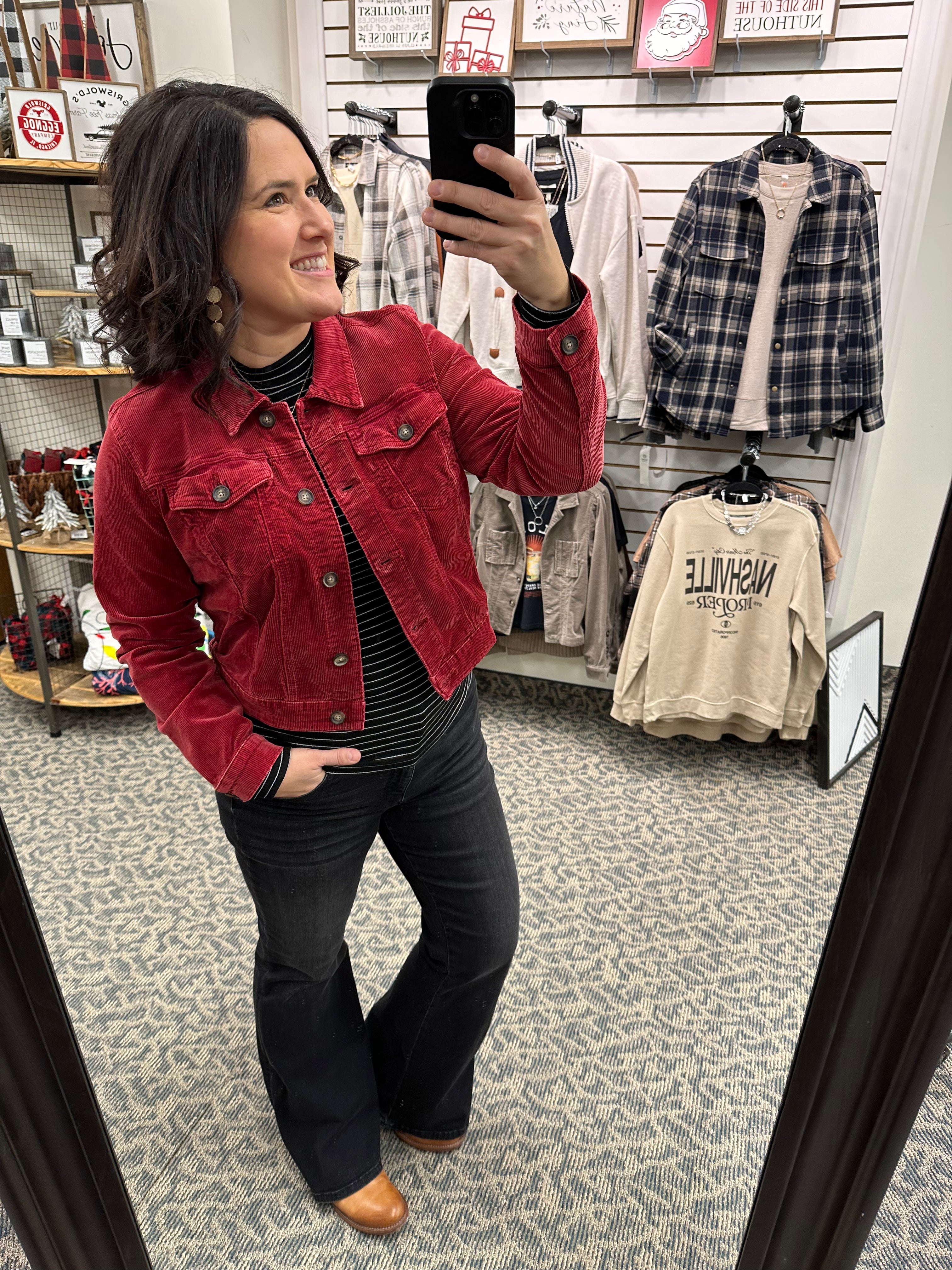 Red Julie Jacket (Kut) Outerwear- Jackets KUT FROM THE KLOTH
