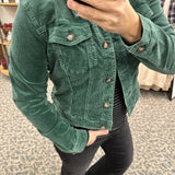 Green Julie Corduroy Jacket (Kut) Outerwear- Jackets KUT FROM THE KLOTH
