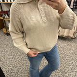 White Beach Calliope Turtleneck Sweater Top - Sweater RD International