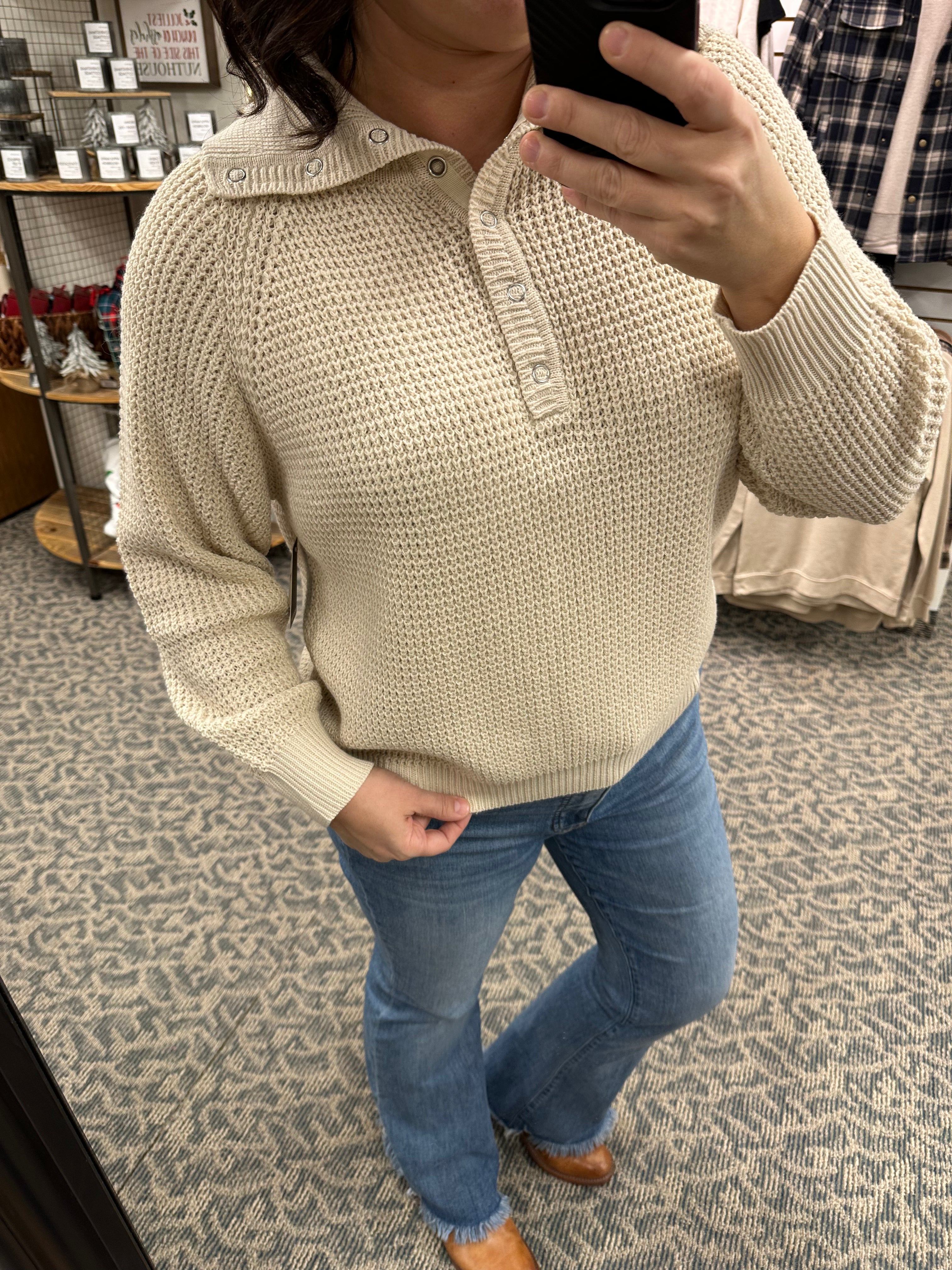 White Beach Calliope Turtleneck Sweater Top - Sweater RD International